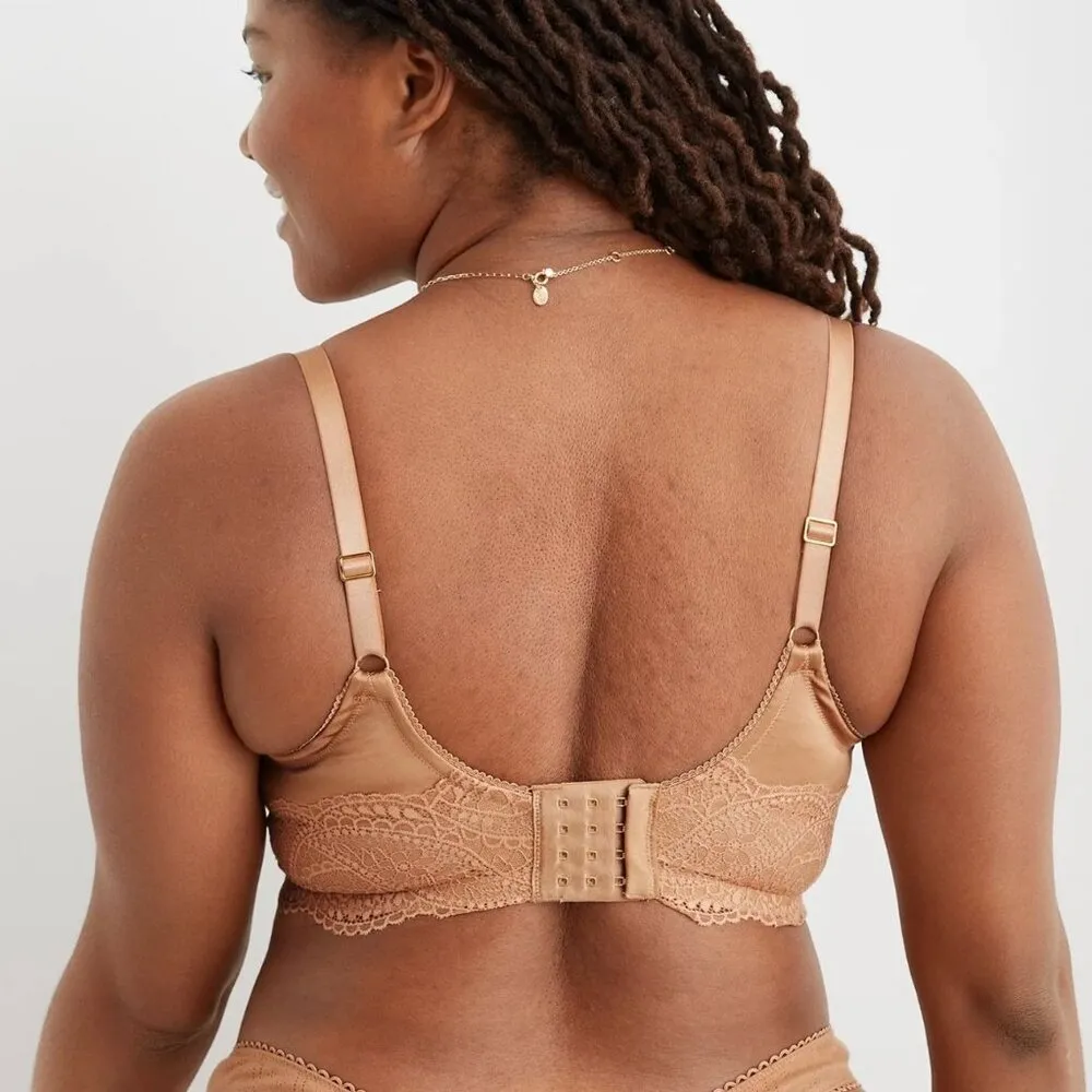 NWT Aerie Real Power Paisley Lace Strappy Balconette Bra - 36C - Image 8