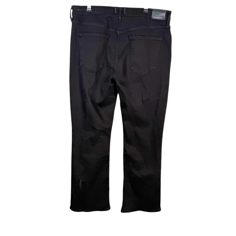 Citizens of Humanity Black Isola Cropped Straight Leg Jean - Image 3