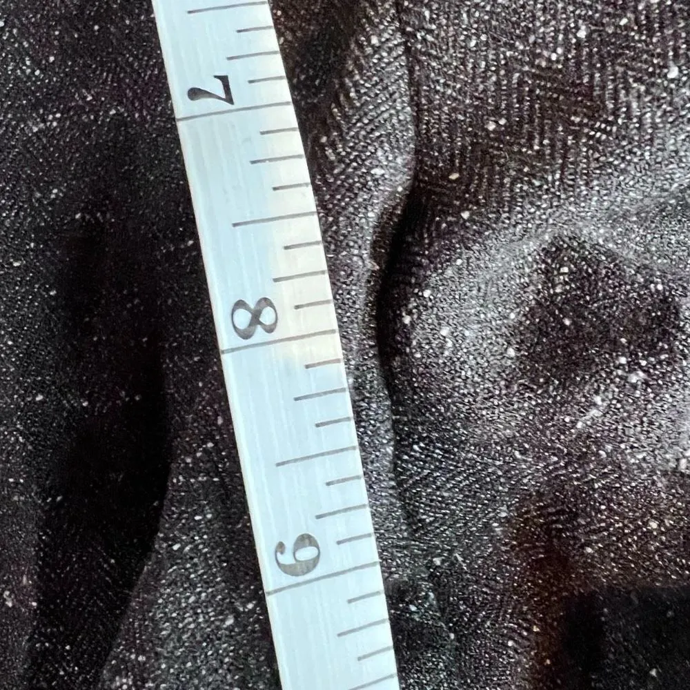 The Limited Dress Pants XS Heathered herringbones white‎ flecks marled - Image 9