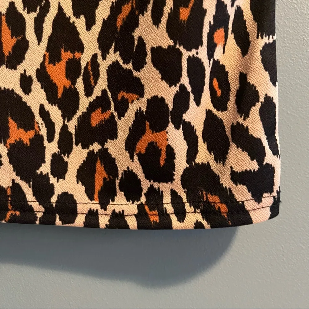 Boo Hoo Animal Print Mini Skirt - Image 2