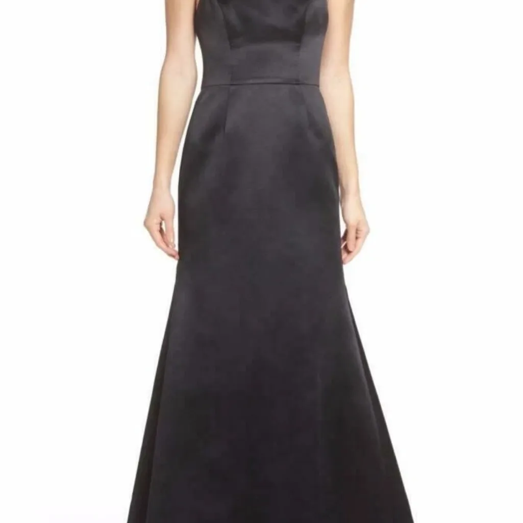 Hayley Paige Occasions Black Halter Maxi Dress - Image 4