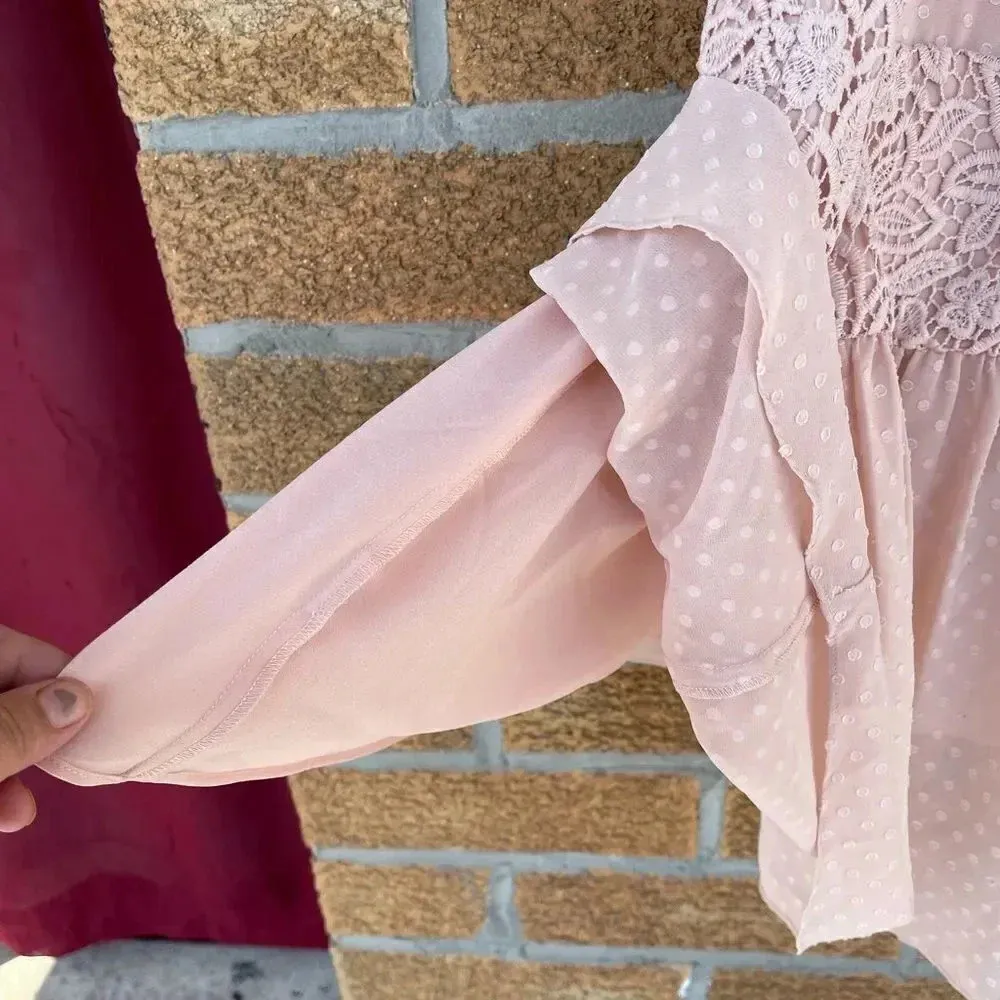 Marchesa rose ligth pink dress small Pink - Image 6