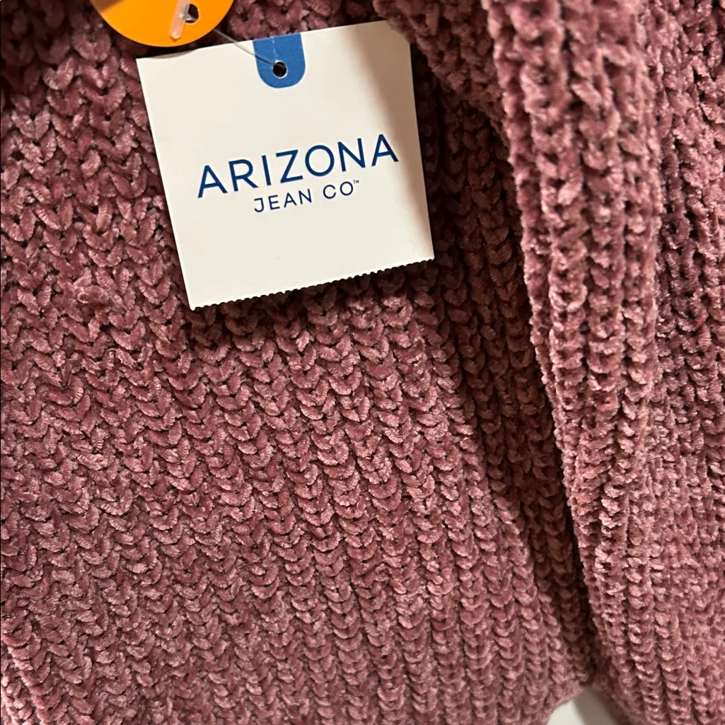Arizona Jean Company Burgundy Open-Front Cardigan - Image 2