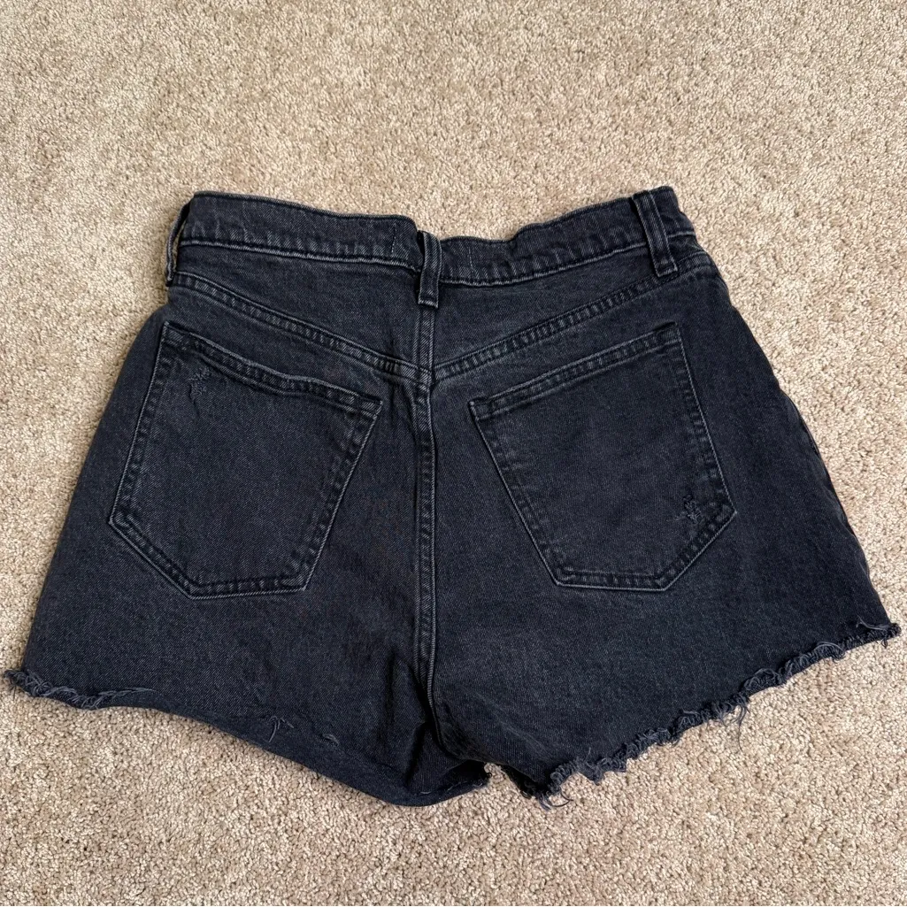 Abercrombie & Fitch The 90s Relaxed Cutoff Shorts Curve Love Size 8/29 - Image 4