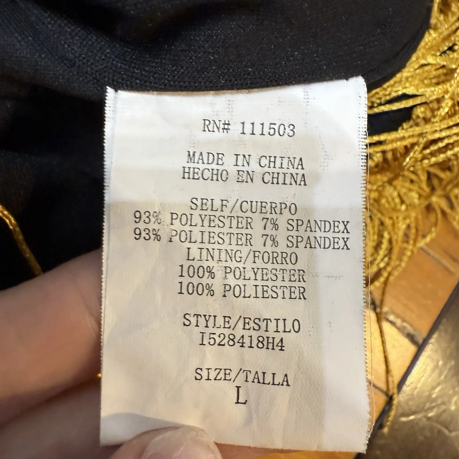 As You Wish Black Sequins Fringe Lined Flapper Large‎ Size 12 - Image 13