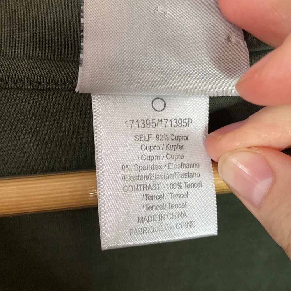 Anthro Dolan Left Coast Horizon colorblock dress in green and black combo sz S - Image 10