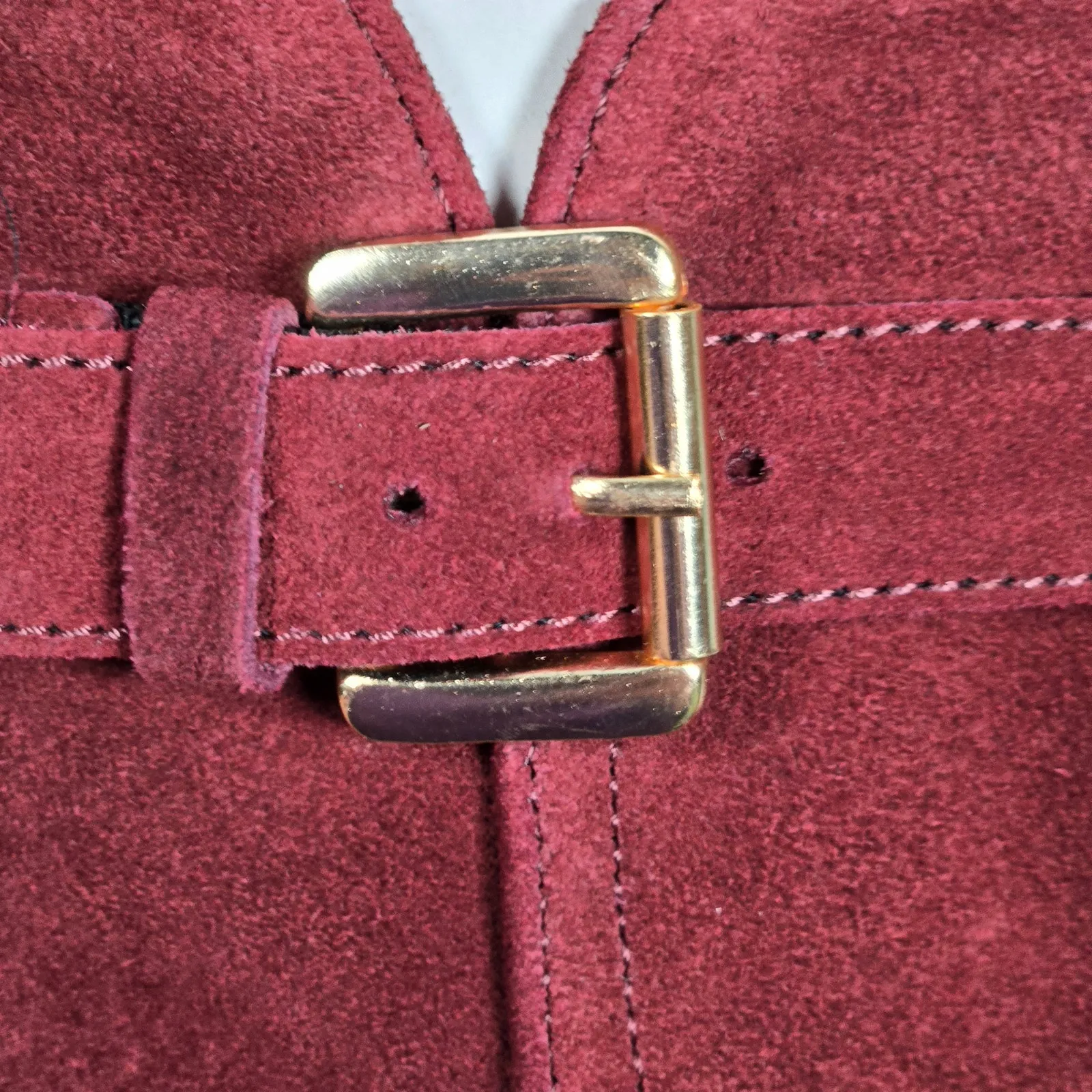 Diba‎ Sleek Burgundy Suede Bootie 8.5 NWT Red - Image 11