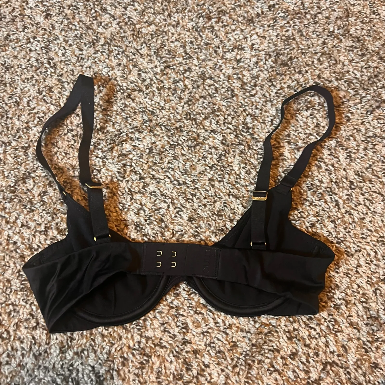 CUUP The Plunge Bra‎ Comfortable Everyday Support Black Size 30B - Image 2