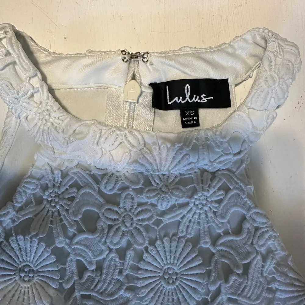 Lulu's White Halter Sheath Dress - Image 4