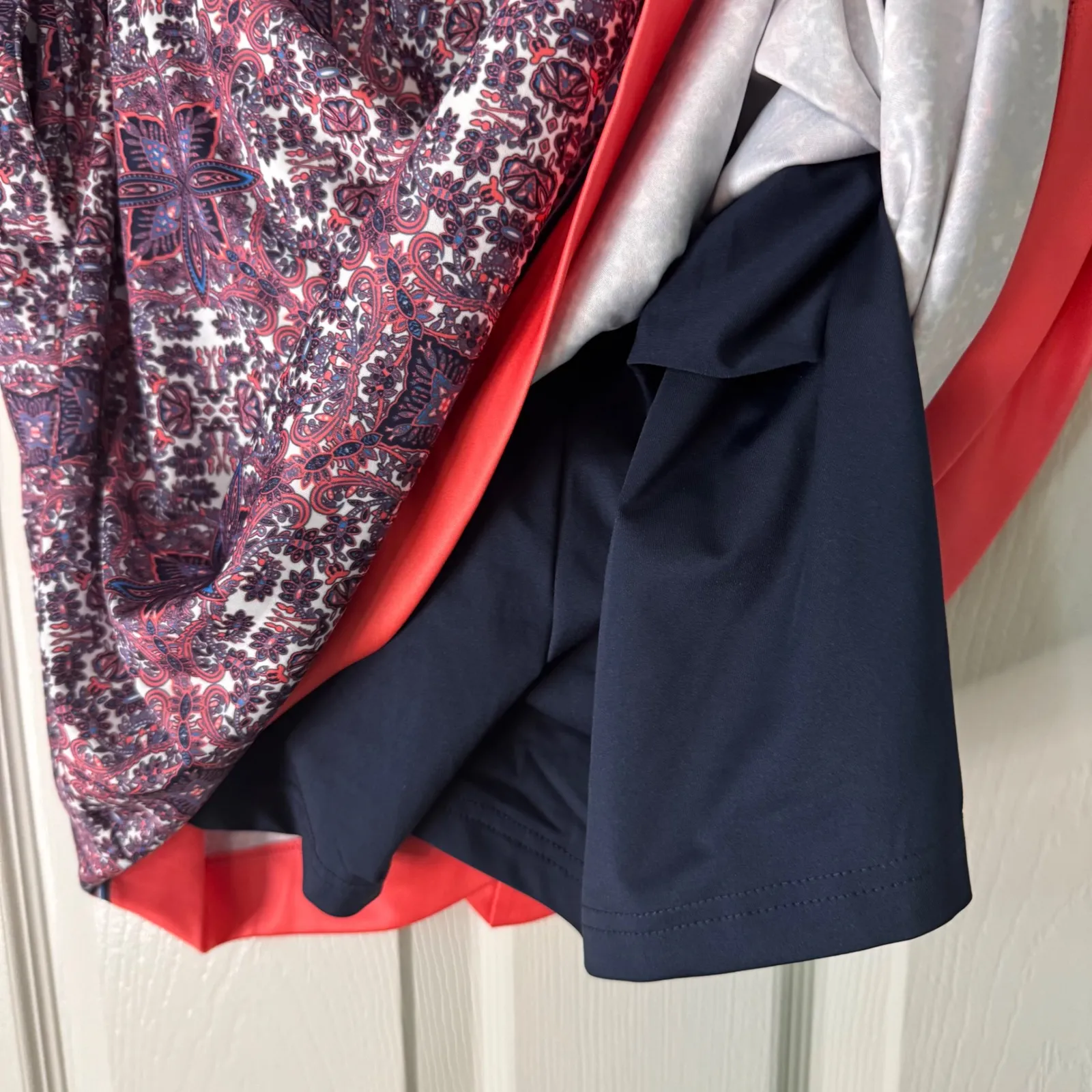 RG Apparel Skort Coral Print Stretch Athletic Golf Casual‎ XL - Image 5