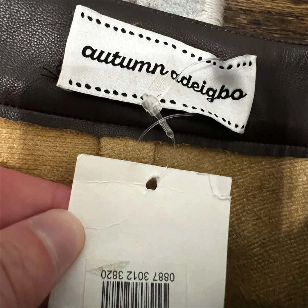 Autumn Adeigbo Women's Emma Pant Brown Lace - Image 5