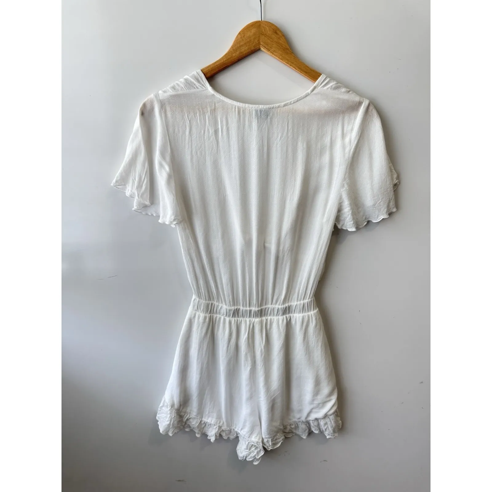 SHOW ME YOUR MUMU‎ | Riviera Romper White Challis Size Small - Image 9