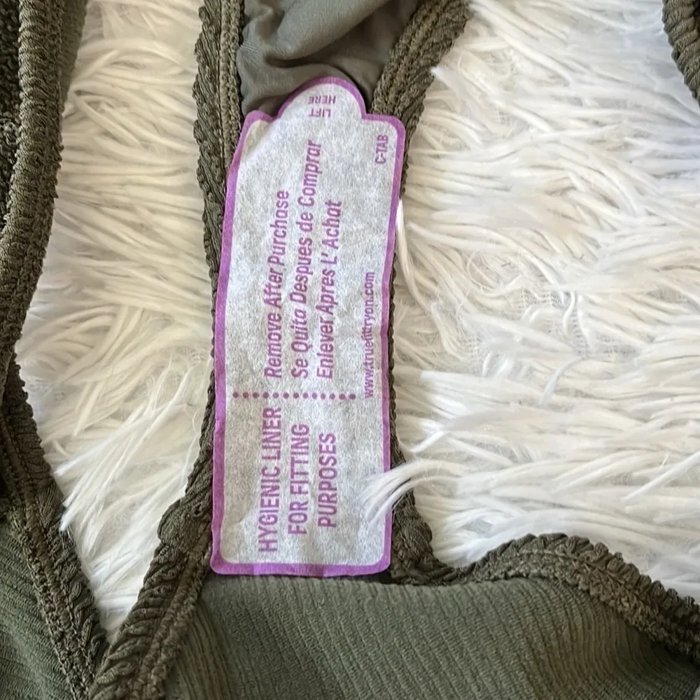 Good American Women’s Crinkle good basic cheeky bikini bottom stormy001 size 5/6 - Image 11