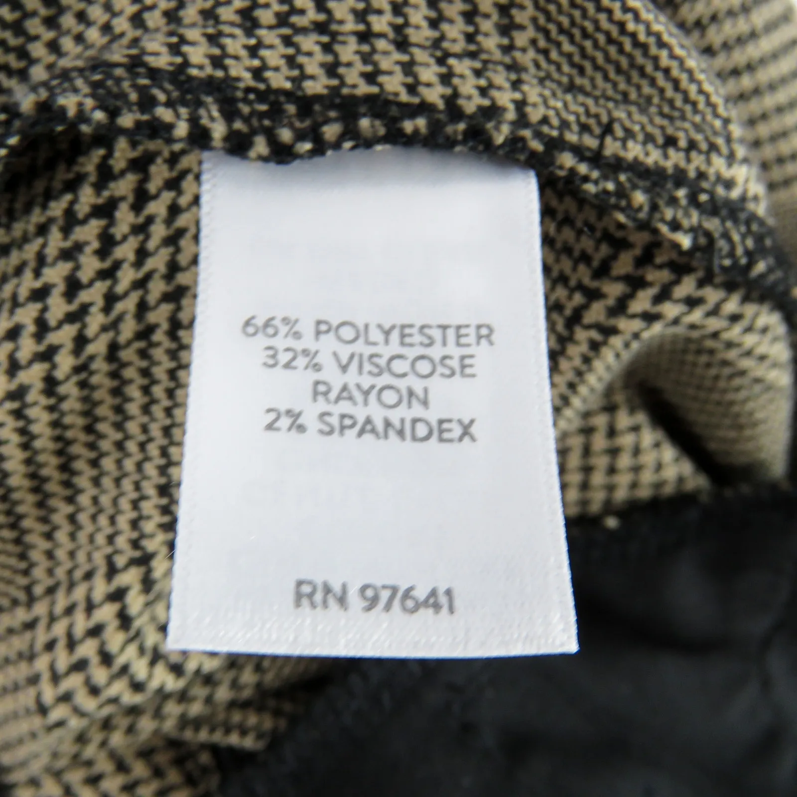 J.Jill Brown Houndstooth Trousers High Rise Wide Leg Plaid Pants Medium NWT - Image 5