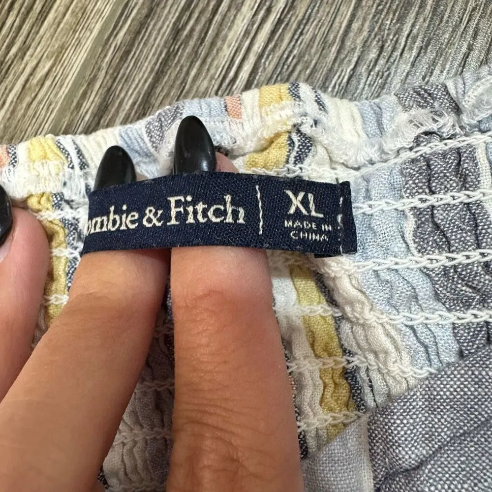 Abercrombie & Fitch striped linen Blouse - Image 3