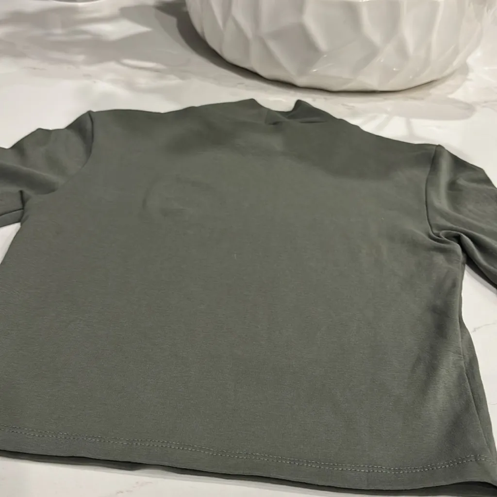 Zara  Long Sleeve Turtle Neck Tee - Image 4