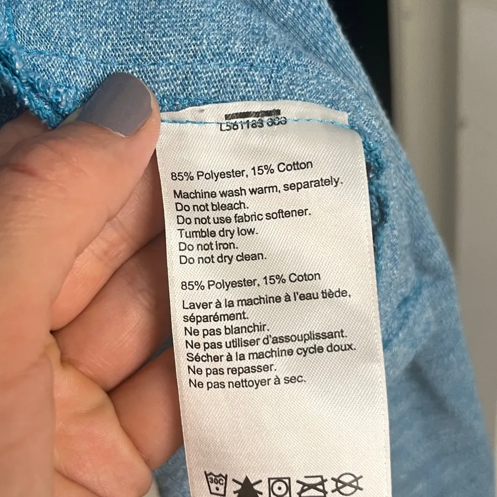 Outdoor Research Women's Athena Wrap Top Oasis Blue Sz M Athliesure Dance Yoga Size M - Image 8