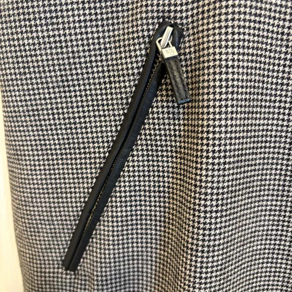 Lauren Ralph Lauren Wool Houndstooth Pants Size 8 - Academia / Quiet Luxury - Image 8