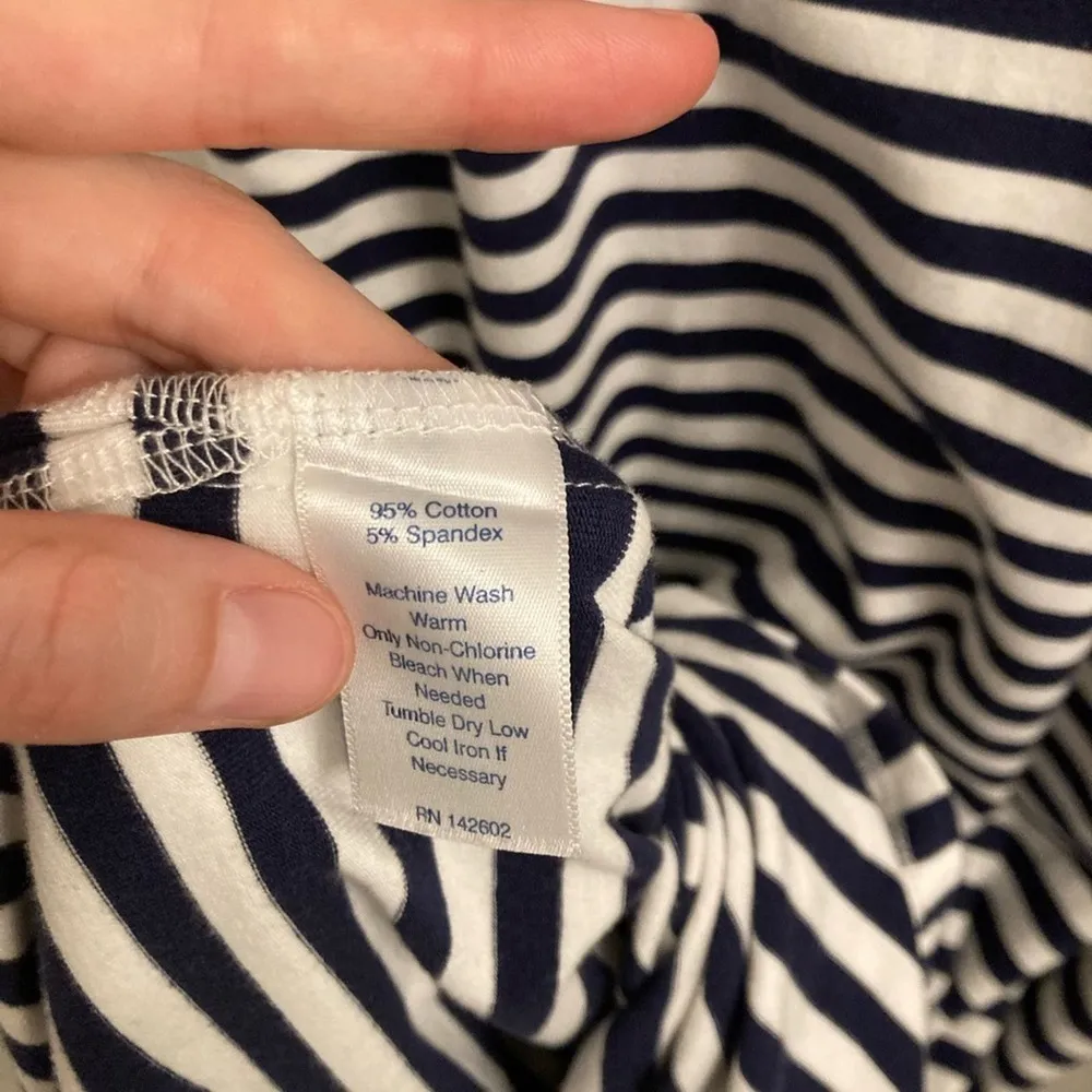 Sail To Sable STS  Navy and White Striped Maxi Dress - Image 5