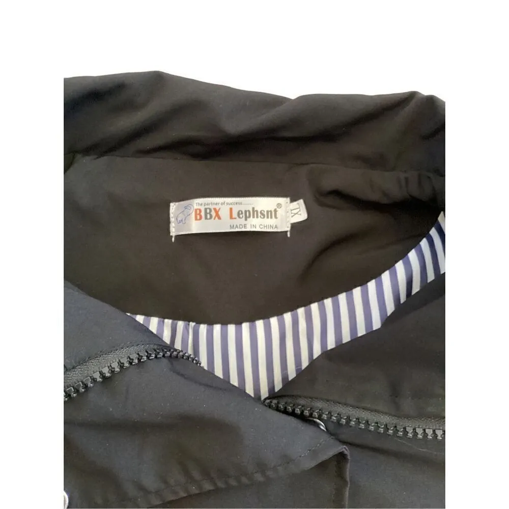 BBX Lephsnt Lightweight Rain Jacket Yoga Sporty Athletic Windbreaker Black Size XL - Image 8
