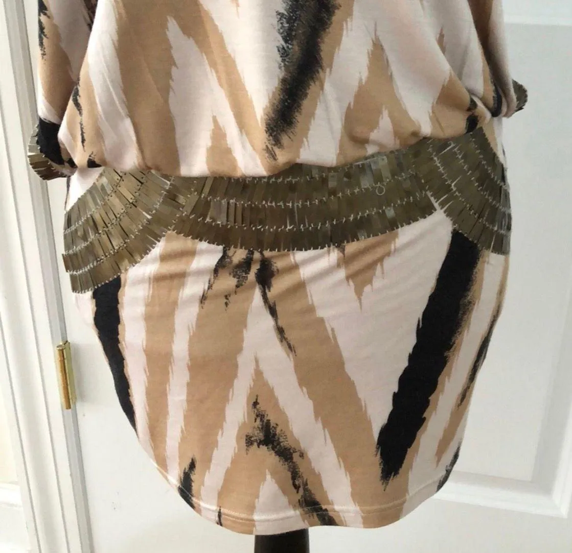 abstract zebra print dress - Image 8