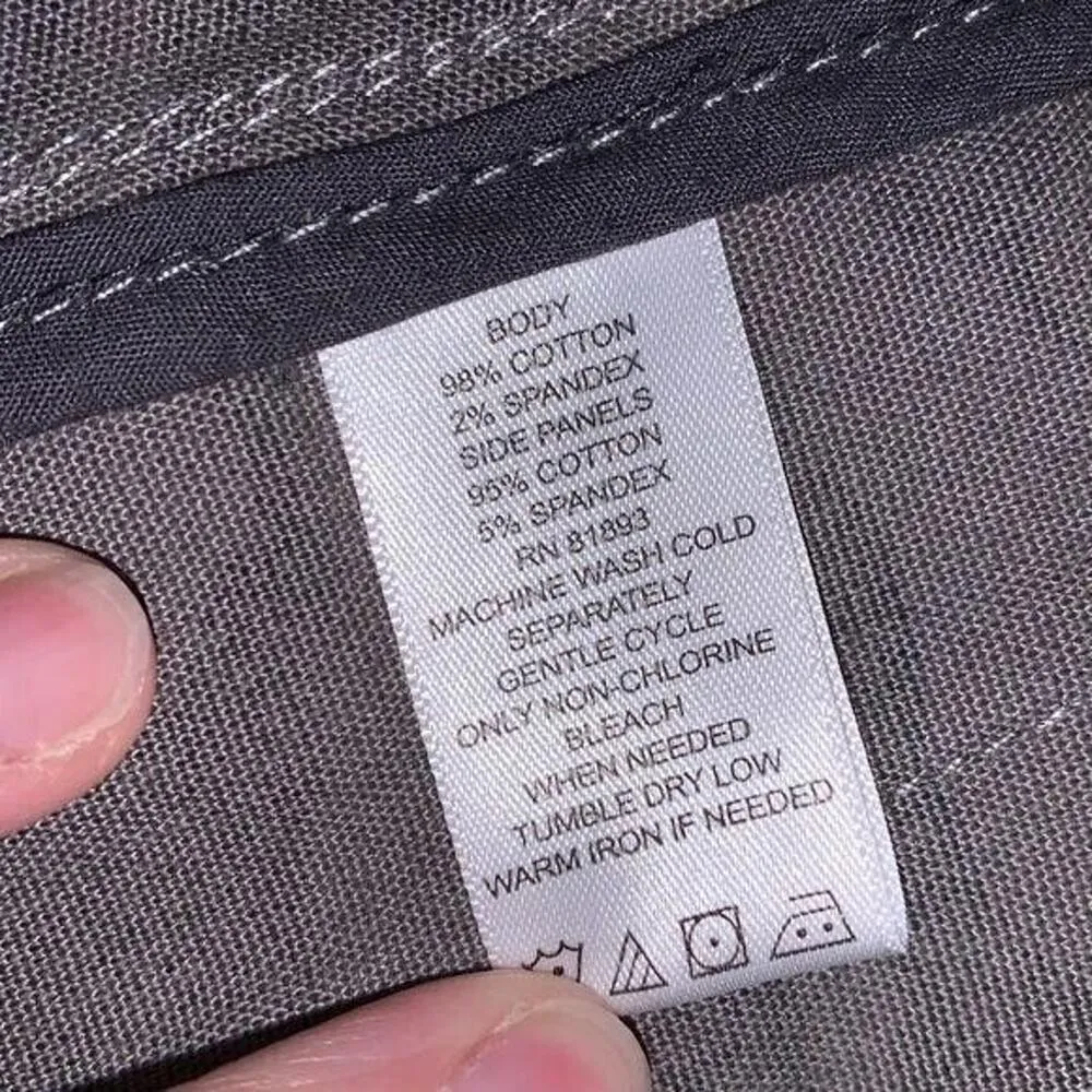 GILI Got It Love It Womens Jean Vest Denim Camouflage Split Collar Gray Size 8 - Image 10