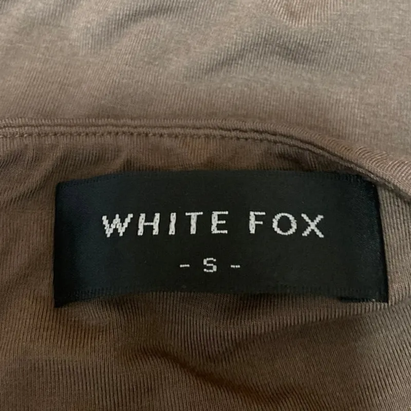 White Fox Women Brown Sleeveless Sweetheart Cinch Cami Camisole Tank Top Size S - Image 3