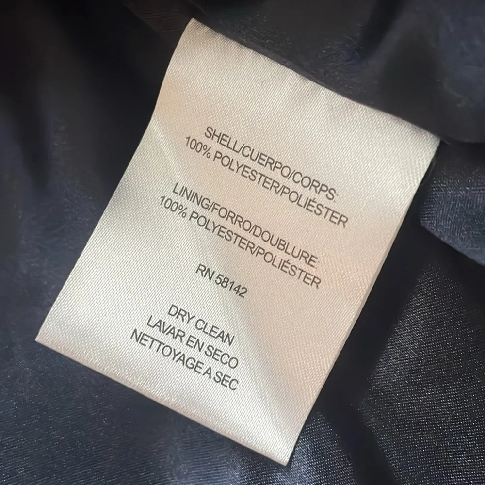 Gal Meets Glam Collection Reese Faux Fur Jacket Navy - Image 15