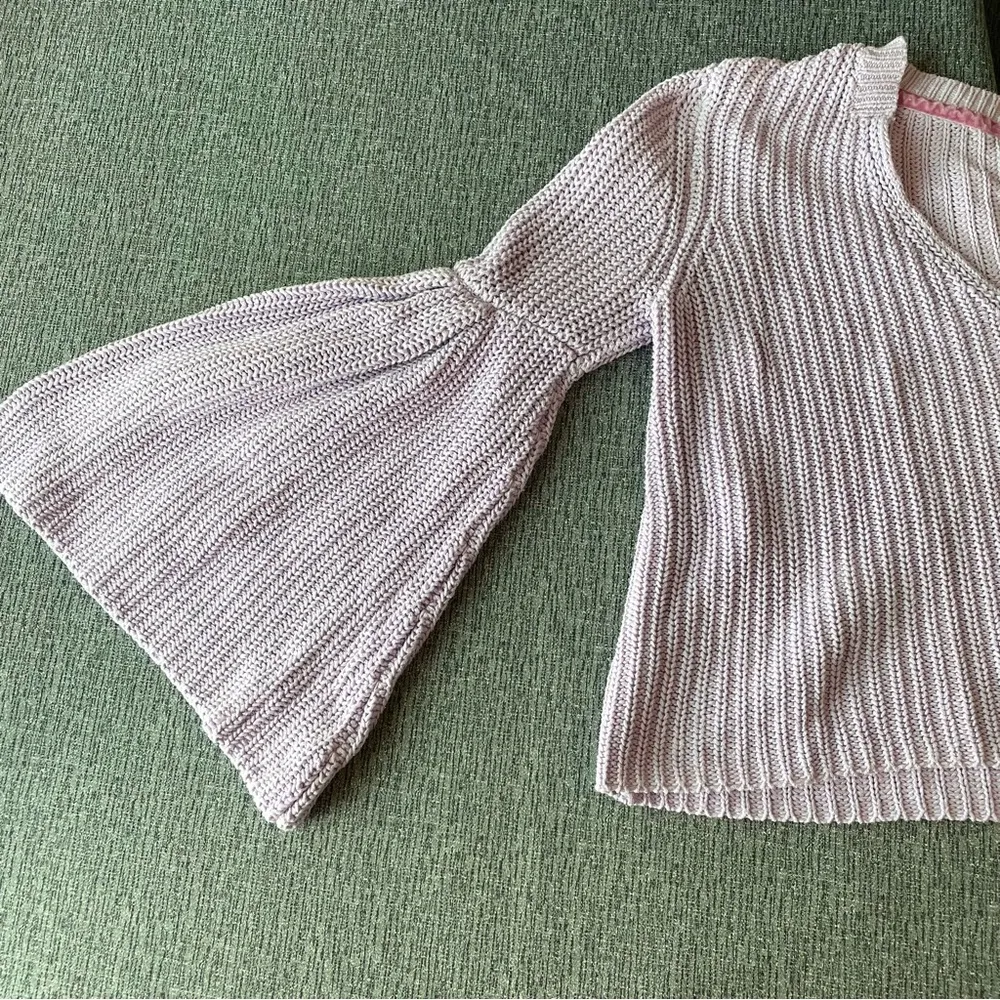 Free People Bell Sleeve Sweater - Image 4