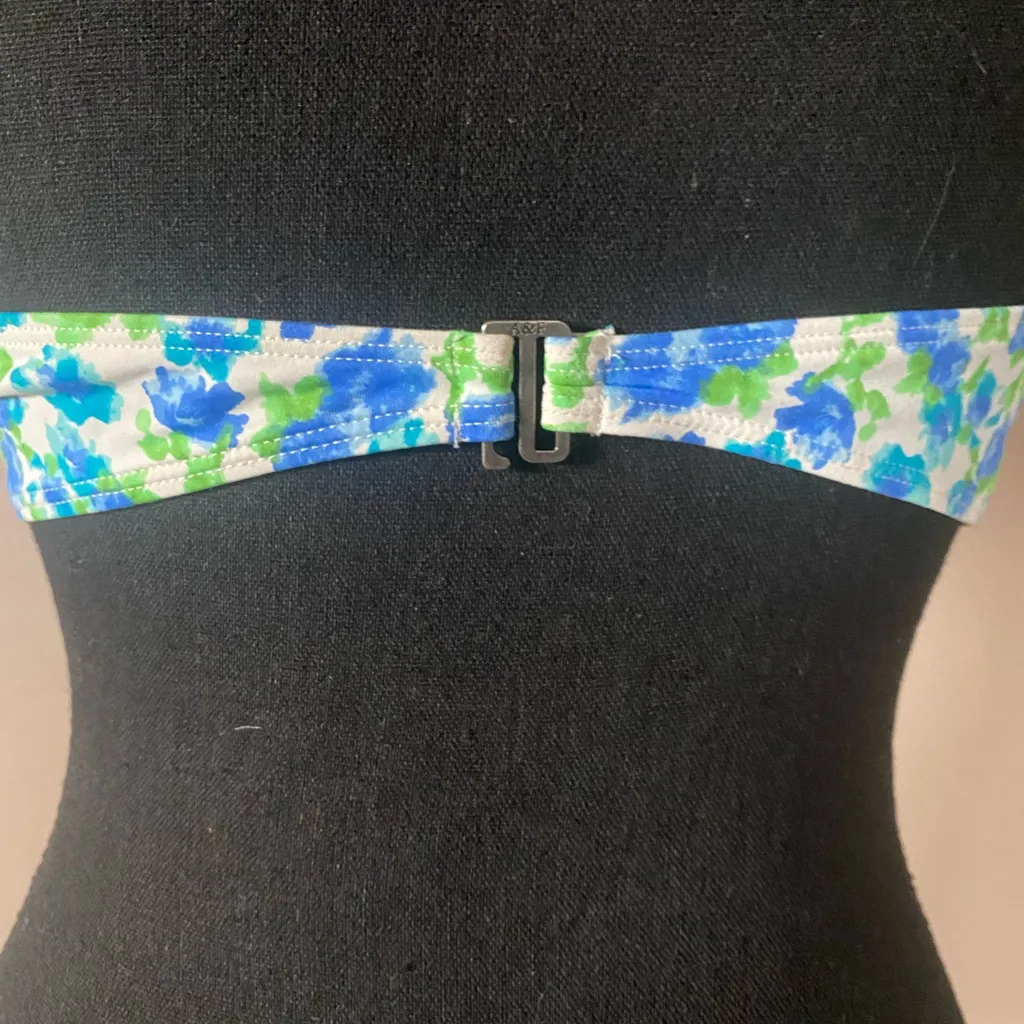 Abercrombie floral balconette bikini top with detachable straps - Image 4