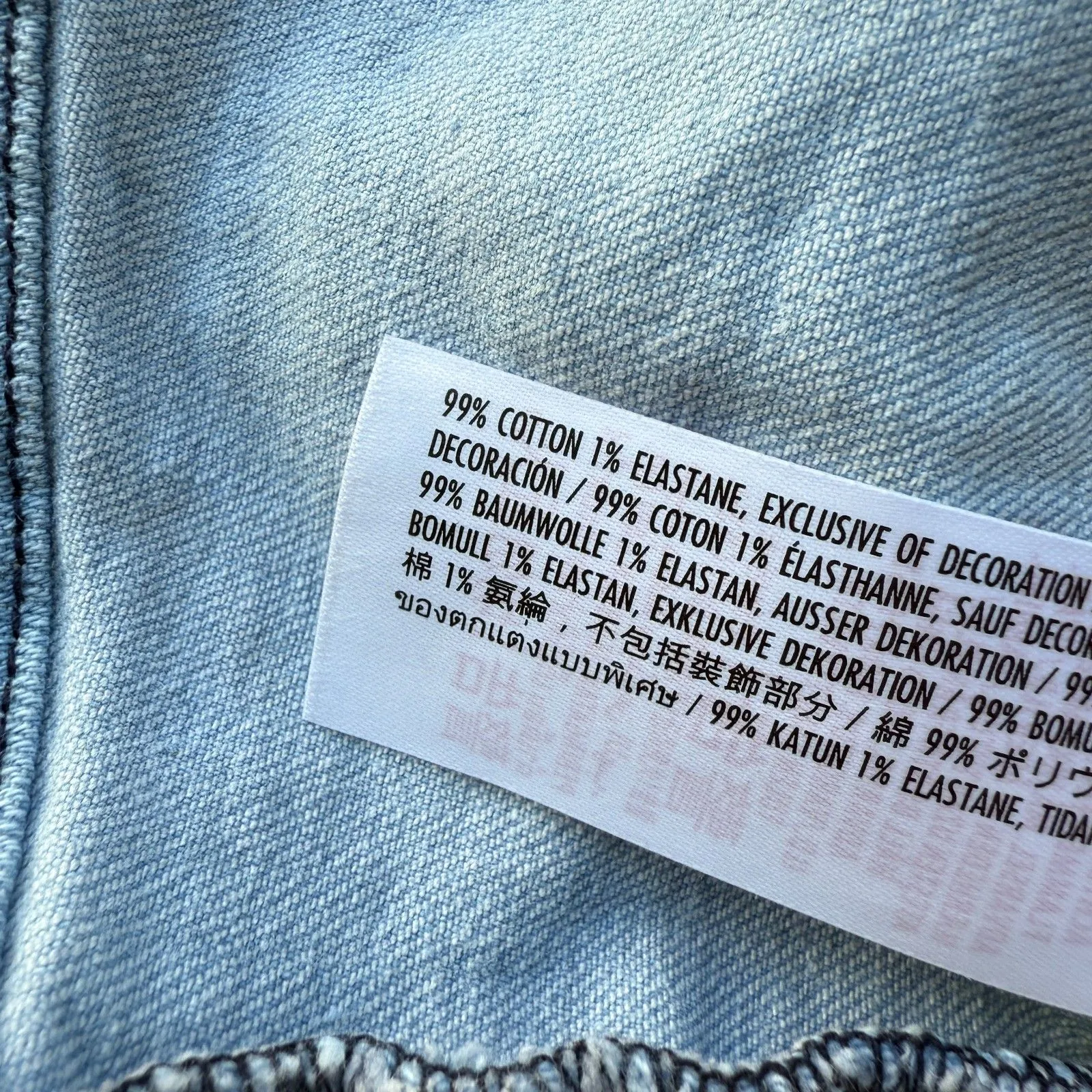 Disney Her Universe Mickey Mouse Denim Overall Dress Size Medium - Image 12