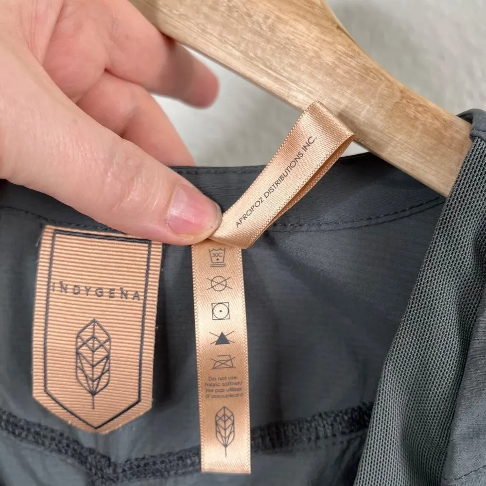 Indygena Womens Outdoors Sleeveless Ruched Side Activewear Dress XS Gray - Image 10