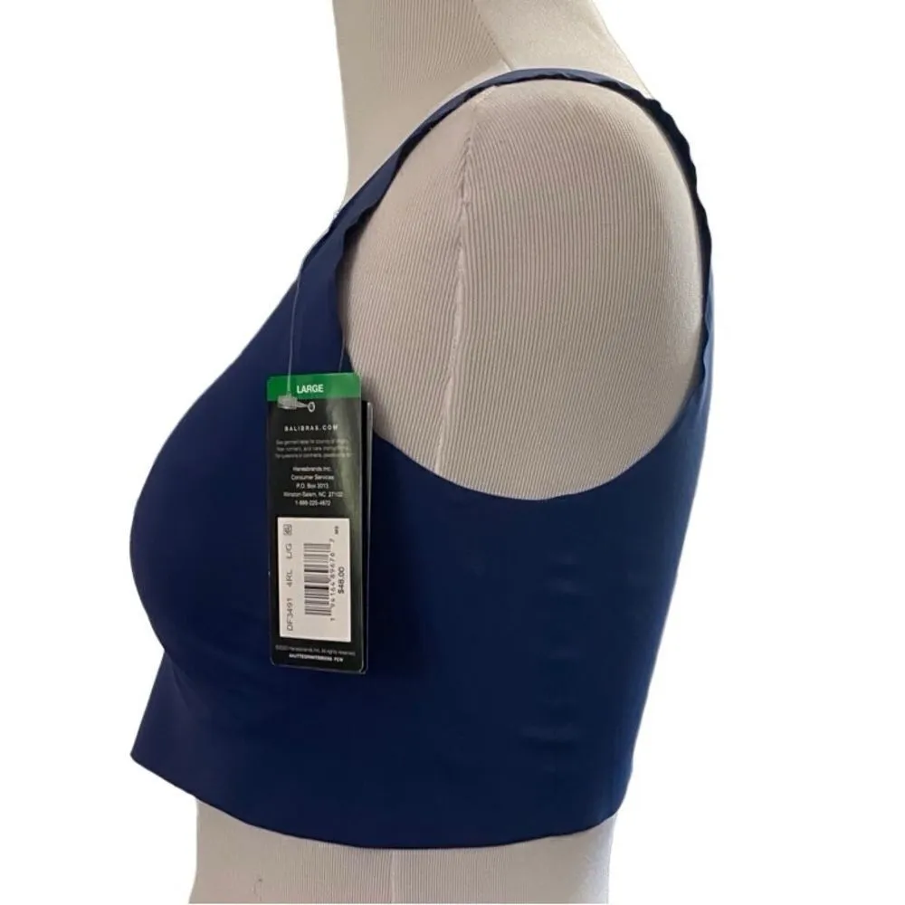 NWT Bali Bra with Cool Comfort Fabric Blue - Image 5