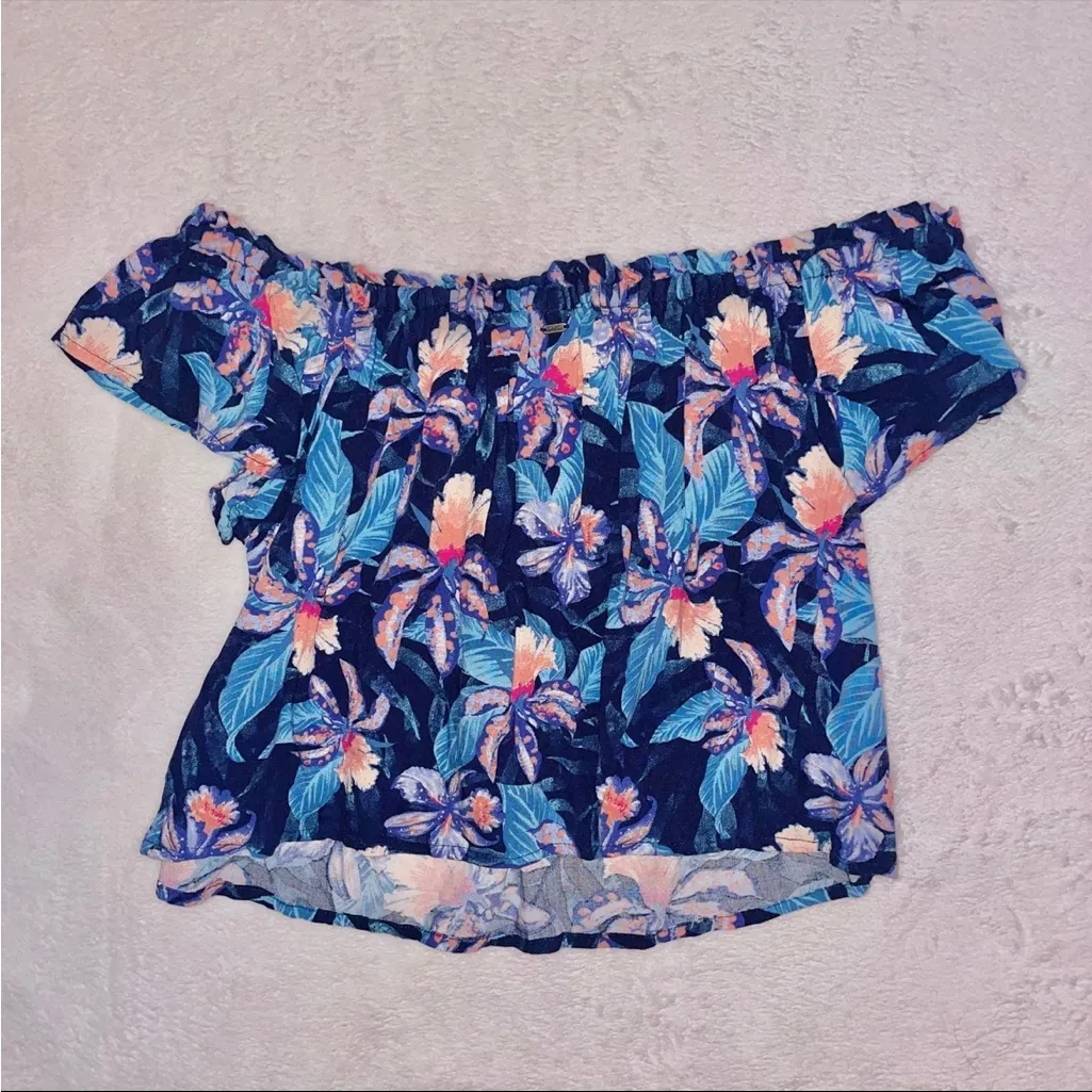 Womens Ripcurl Ophelia Floral Off The Shoulder Top size Small - Image 5