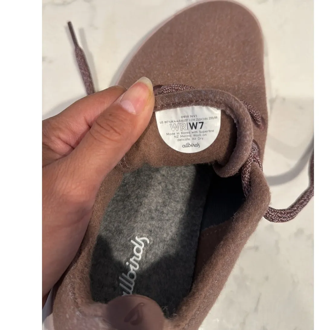 Allbirds Wool Runners Women's Running Shoes merino Wool Rose Pink l size 7 - Image 10