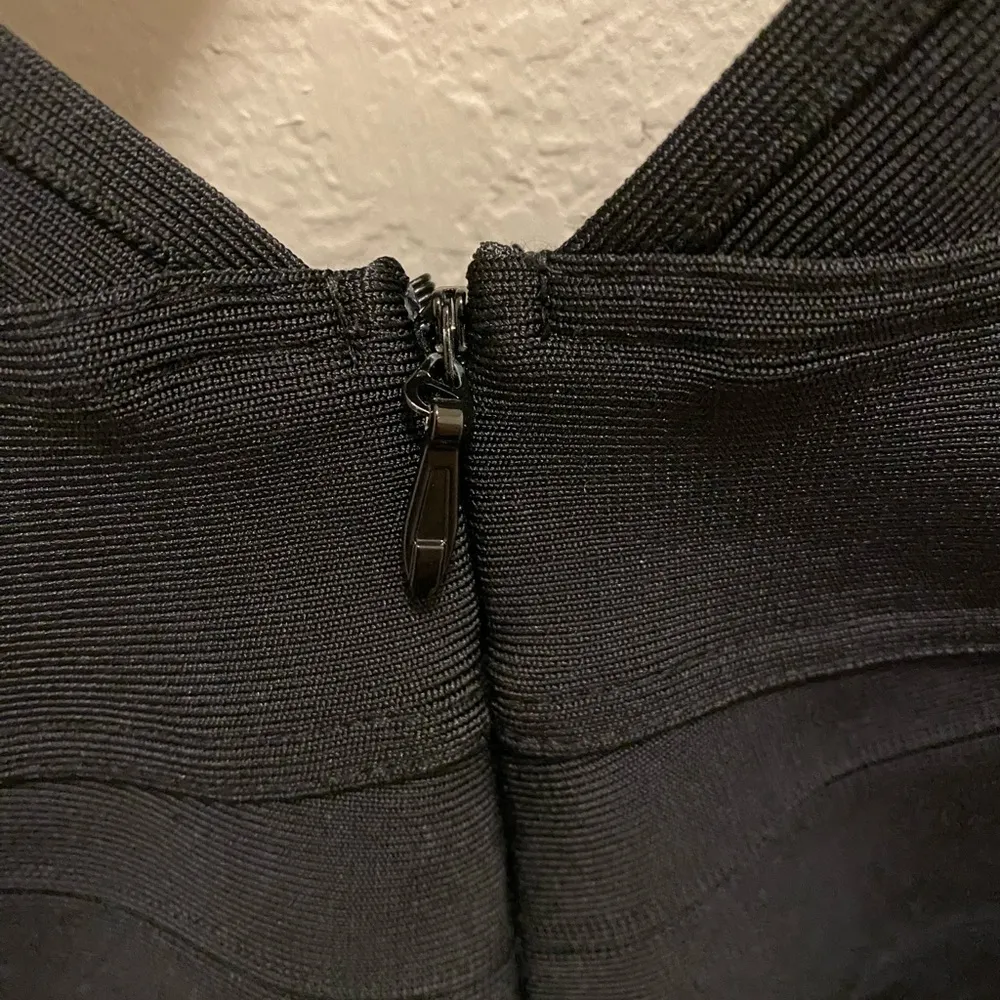 Herve Leger x Forever 21 black cut-out romper - Image 6