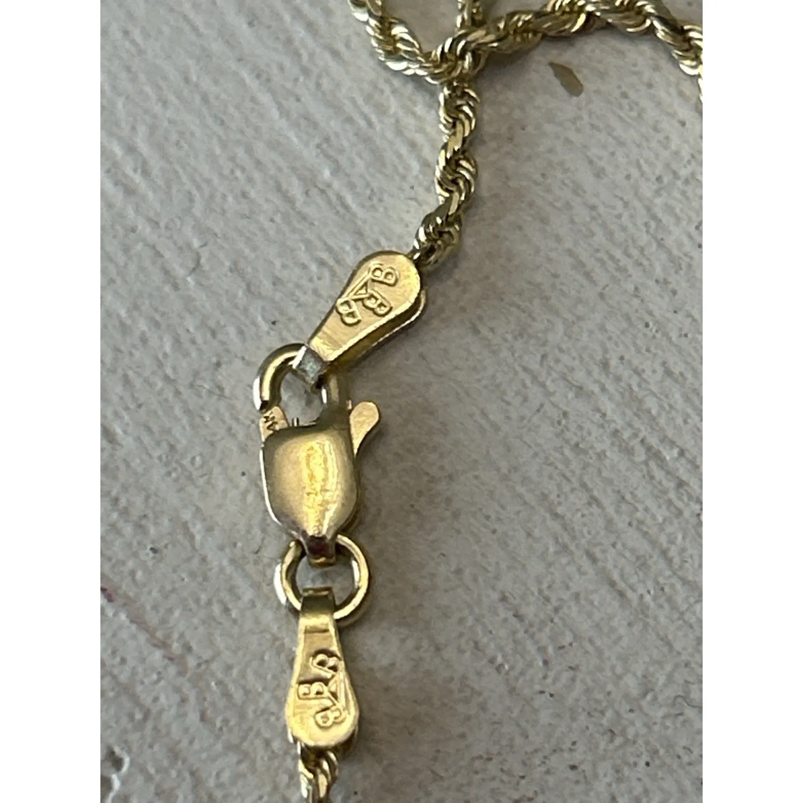 10K Solid Yellow Gold Dolphin Anklet Bracelet - Image 13