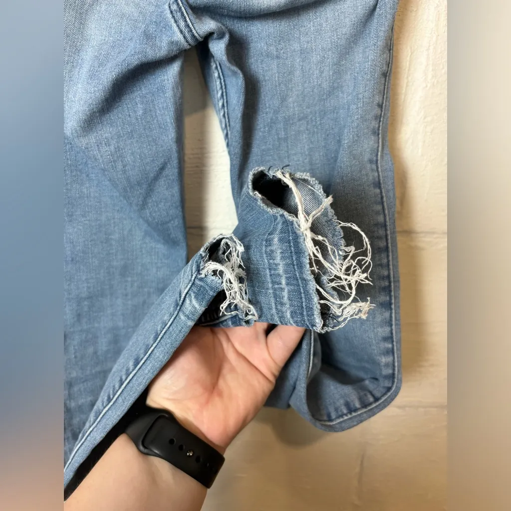 Abercrombie & Fitch Woman’s Patchwork Fall Denim Casual Skinny Jeans Size 2 W26 - Image 7