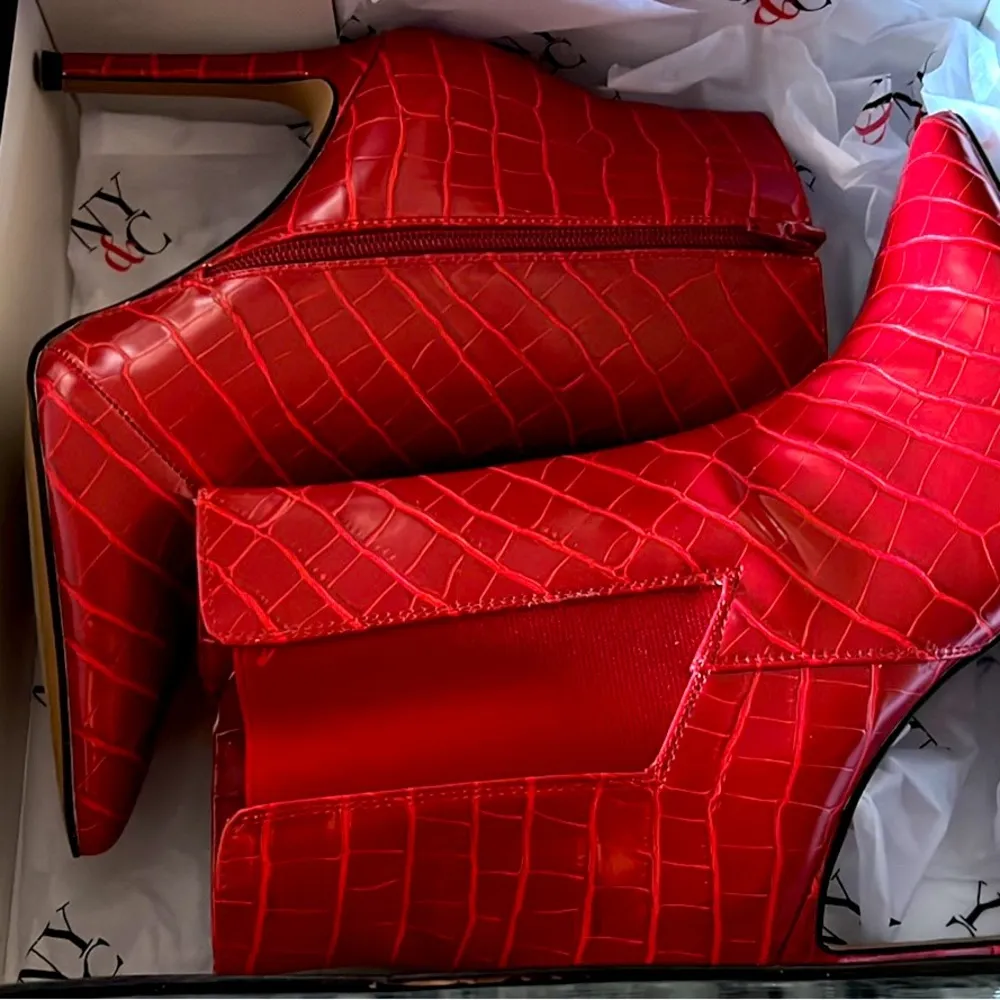 RED booties New York & Company - Image 2