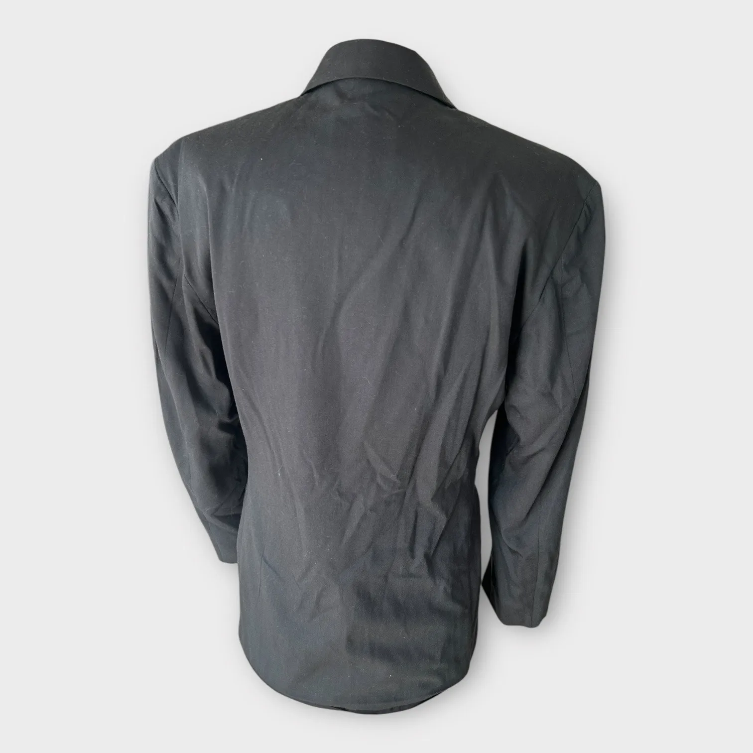 Vintage 90s Black Double Breasted Blazer Women's RPM Next Wave Preppy Academia M Size M - Image 5