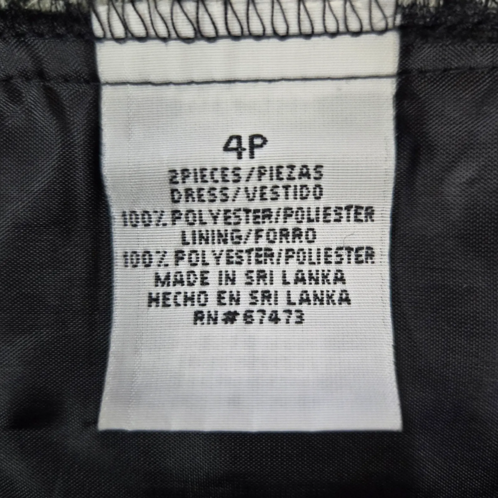 Vintage 90s Houndstooth Dress Jacket Set Danny & Nicole Dress Longline Blazer 4P - Image 6