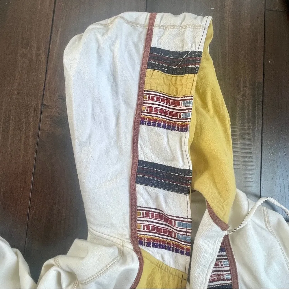 LUCKY BRAND hoodie with kangaroo front pocket soft fabric embroidered embellish - Image 7