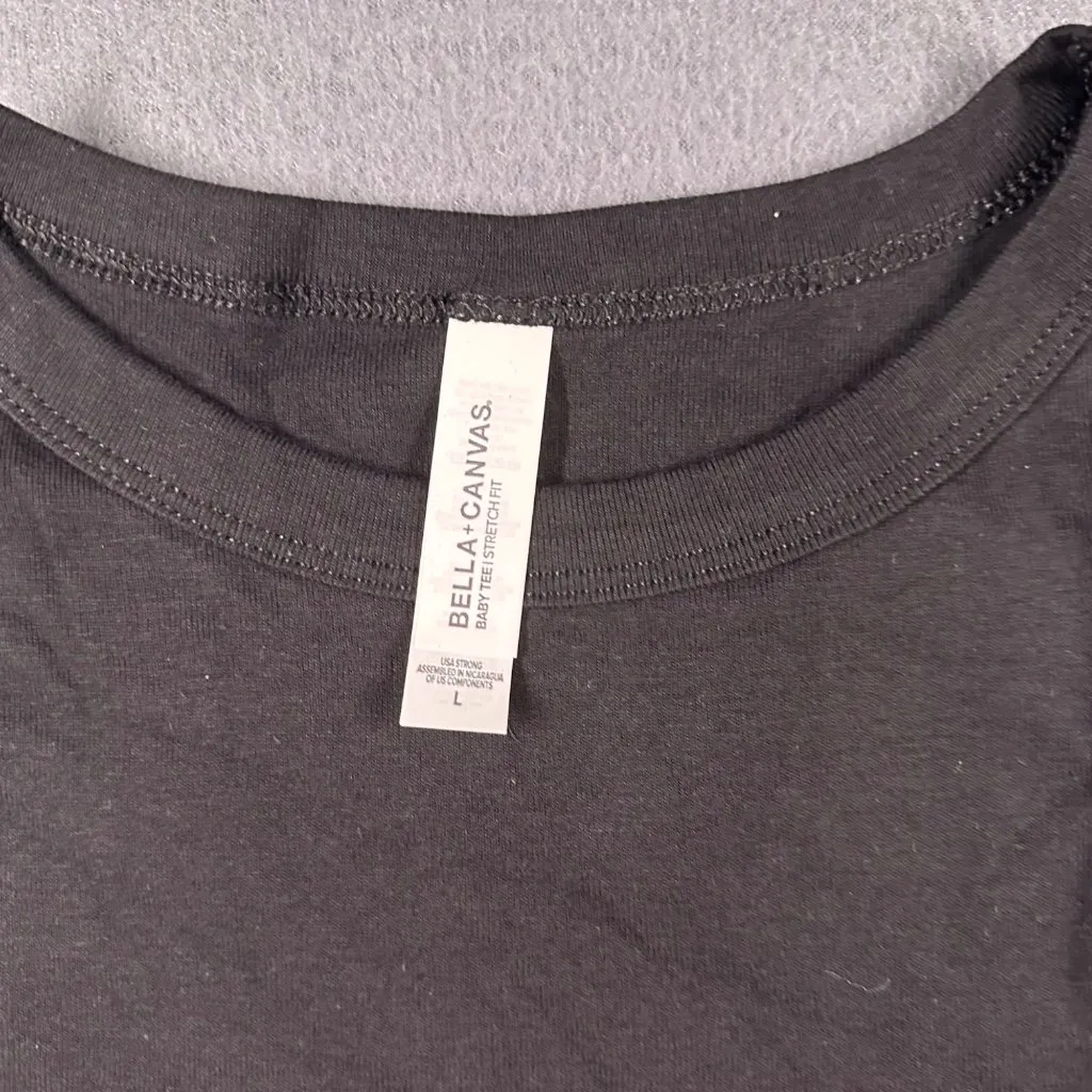 Laura Marano Good Time Bad Time Tank Top Womens L Crop Shirt Music Band Tour Black Size L - Image 3