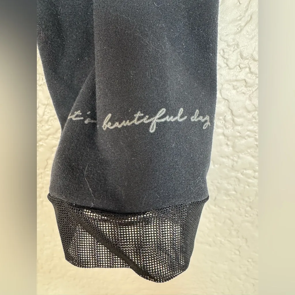 Gymshark x Whitney Simmons Long Sleeve V1 Mesh Crop Top size Small Black - Image 8