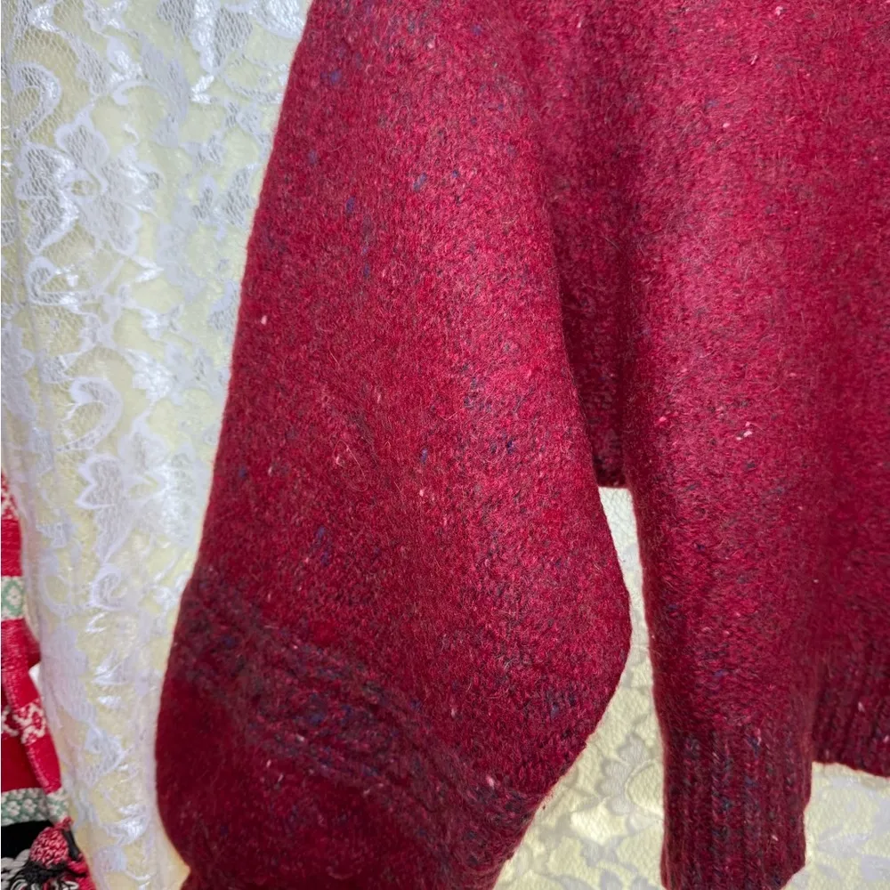 Women's vintage Givenchy Red wool Sweater small - Image 11