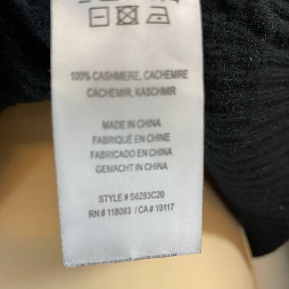 Minnie rose black cashmere sweater medium - Image 5