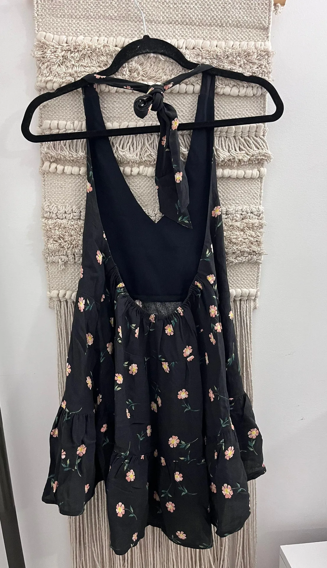 Black Floral Dress - Image 3