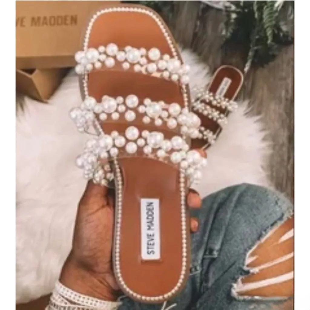 Steve Madden Taye Pearl Sandals‎ - Image 10