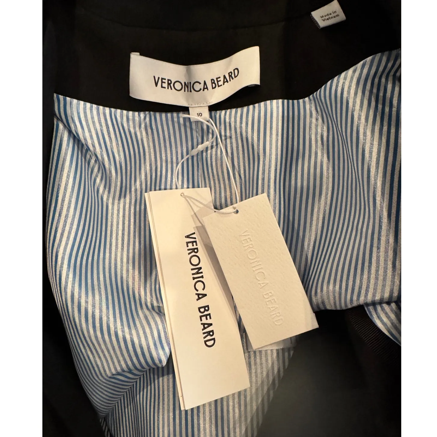 NWT Veronica Beard Kiernan Linen Dickey Jacket Size 10 - Image 11