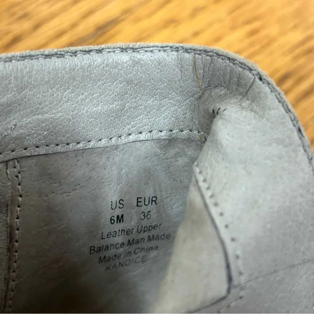 Sam Edelman | Kandice Fringe Stiletto Pointed Toe Suede Booties Size 6 - Image 10